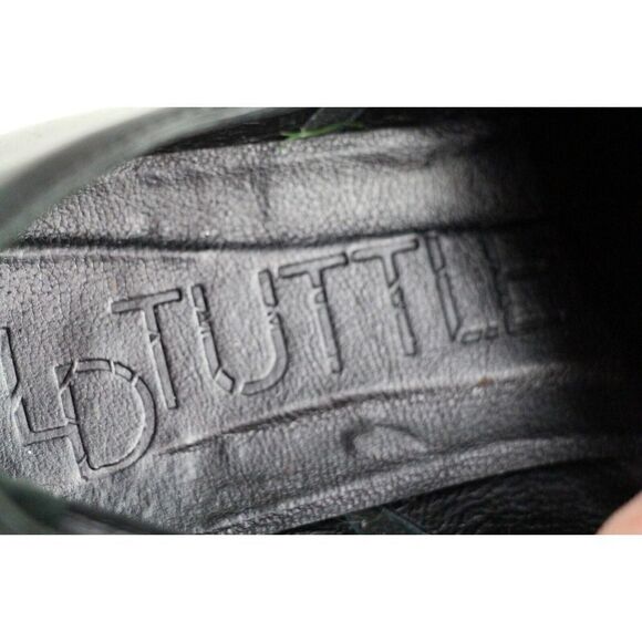 LD Tuttle BLACK GENUINE LEATHER COMFORT LOAFER FLATS FLAT ROUND SHOES Sz 10/40 - Picture 8 of 11